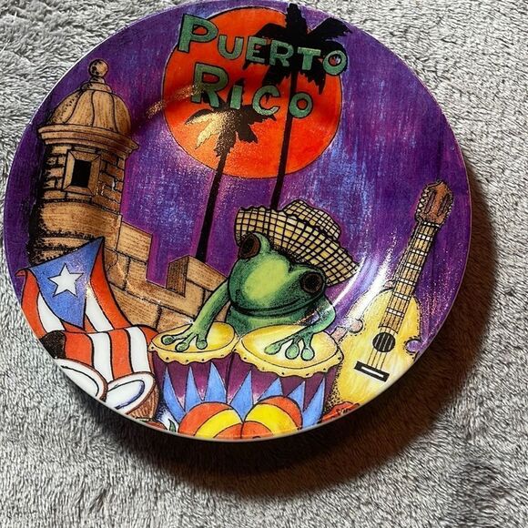 Decorative Puerto Rico plate - Picture 1 of 5